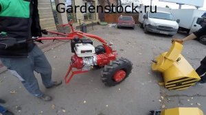 Мотоблок Беларусь осень-зима, установка и работа навесного оборудования.