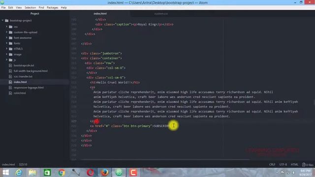 How to set Image in Jumbotron using Bootstrap and CSS смотреть онлайн