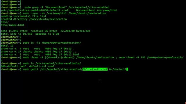 How To Change Apache2 Document Root Apache Web Root On Ubuntu 18.04.1 LTS смотреть онлайн