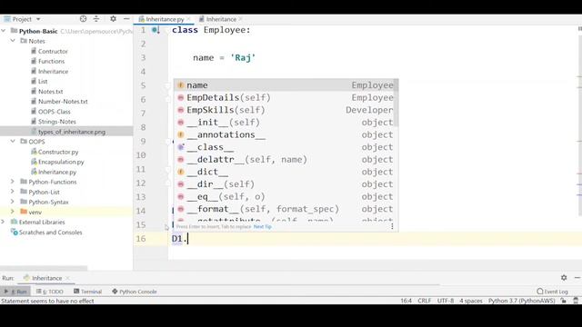 Python Inheritance | #22 Python Tamil Tutorial for Beginners смотреть онлайн