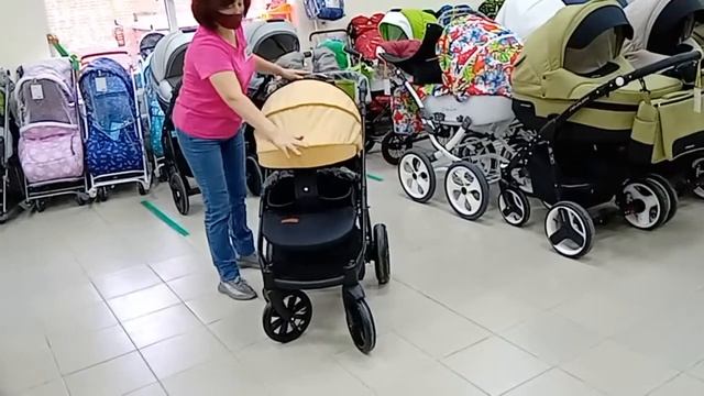 Riko Nuno - большая всесезонная прогулочная коляска смотреть онлайн