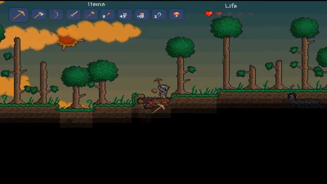 Terraria Adventures Ep 03 O Inferno mora ao lado! смотреть онлайн