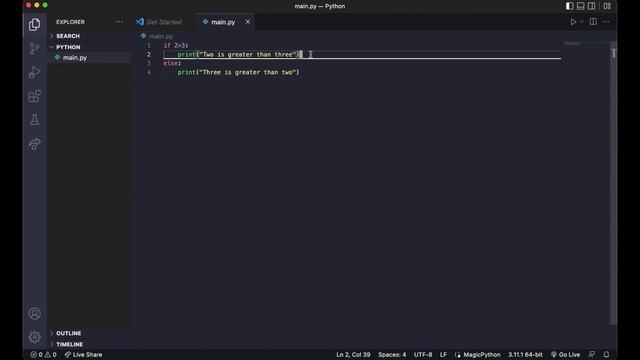 If, Else and Elif in Python смотреть онлайн