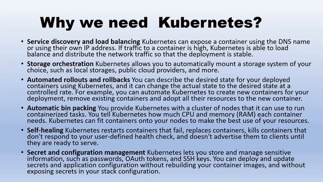 Kubernetes Basics Why Kubernetes смотреть онлайн