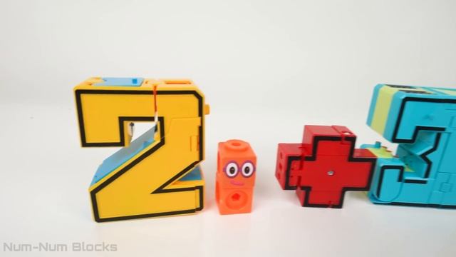 Numberblocks Transform Vehicles and a Robot into Numbers and Math Symbols for Kids and Preschoolers смотреть онлайн