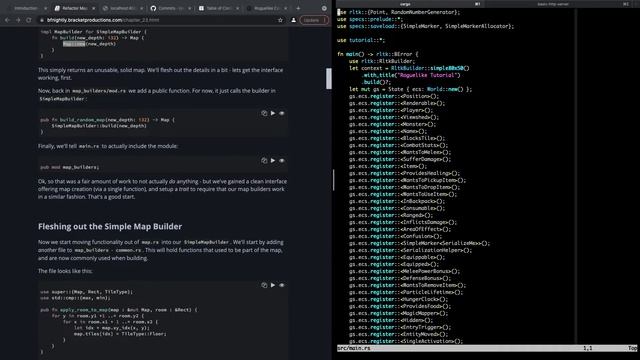 [Rust Programming] Learning to make a Roguelike - Day 32 смотреть онлайн