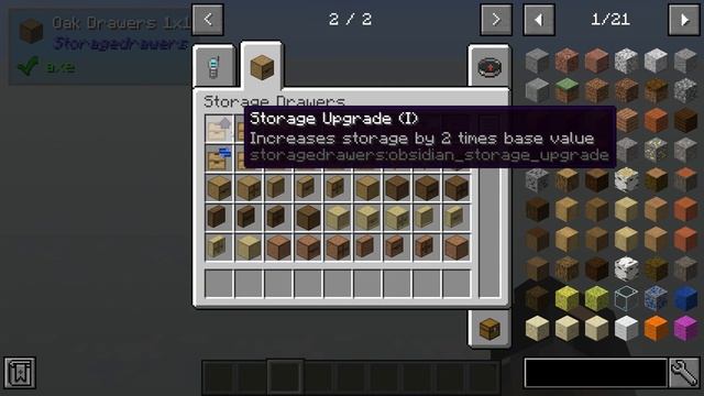 Компактное хранение | Minecraft | Обзор мода Storage Drawers | Forge MC 1.15 смотреть онлайн