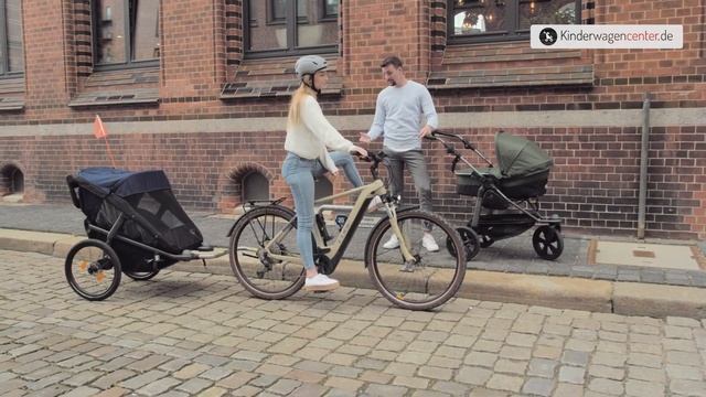 KinderwagenCenter.de - NEW TFK Velo 2 Fahrradanhänger смотреть онлайн