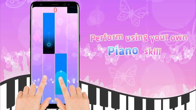 Flower Pink Piano Tiles - Magic Butterfly Tiles смотреть онлайн
