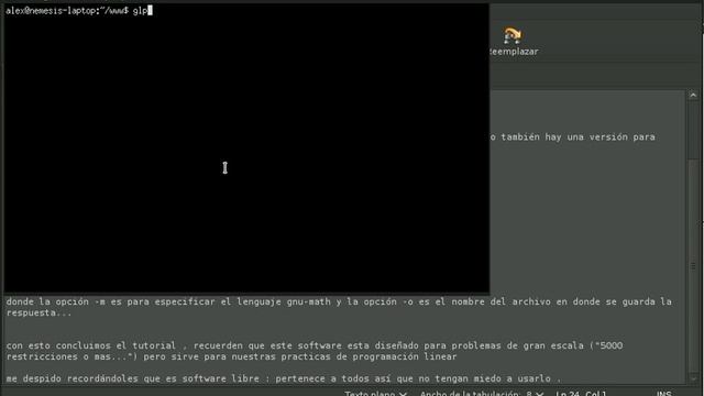tutorial glpk смотреть онлайн