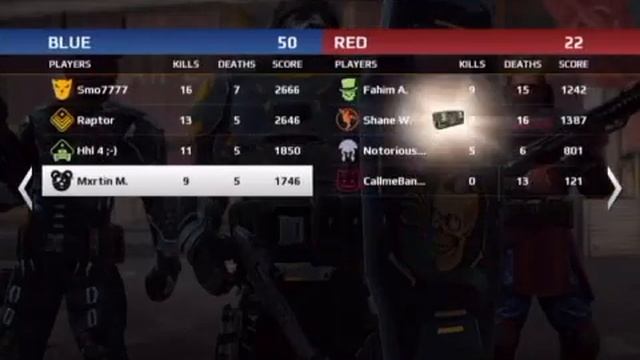 Modern Combat 5 on IPad mini 2 смотреть онлайн