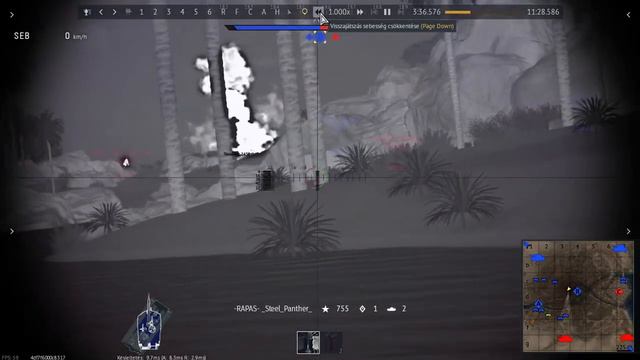 War Thunder M1A1 AIM Ground real battle смотреть онлайн