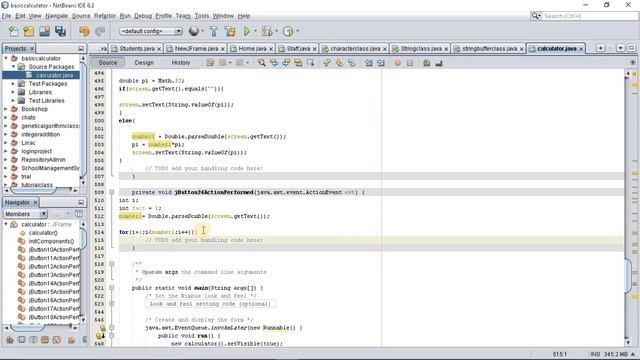 Java programming tutorial with Official Hord - Java Calculator [Creating PI, !, Square and SQRT] смотреть онлайн
