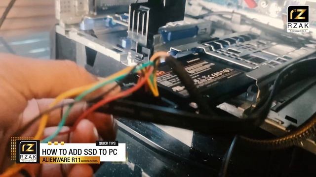 How to Add/Upgrade/install an SSD SATA Drive to Alienware R11 Aurora or any other PC? Quick and Eas смотреть онлайн