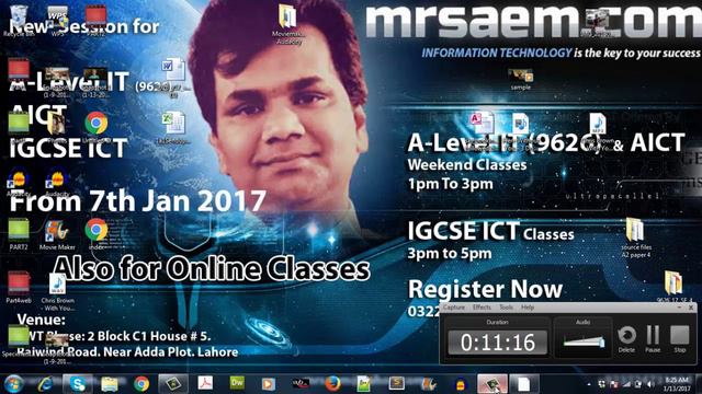 Series of A-Level IT (9626) & IGCSE ICT (0417) Video Lectures by Mr Saem Mashhud Tariq смотреть онлайн