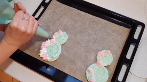 Безе 8 марта.  СЛАДКИЙ ПОДАРОК!   Итальянская меренга.