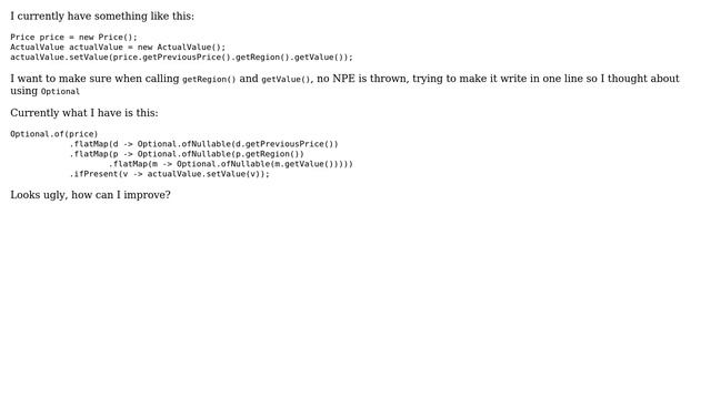 Code Review: Use optional to check Null pointer exception (2 Solutions!!) смотреть онлайн
