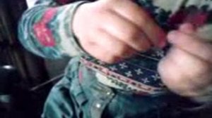 Работа на прялке