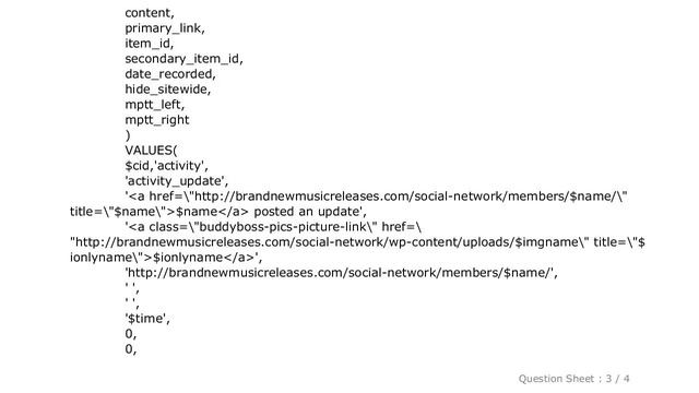MySQL : MySQL the right syntax to use near '' at line 1 error смотреть онлайн