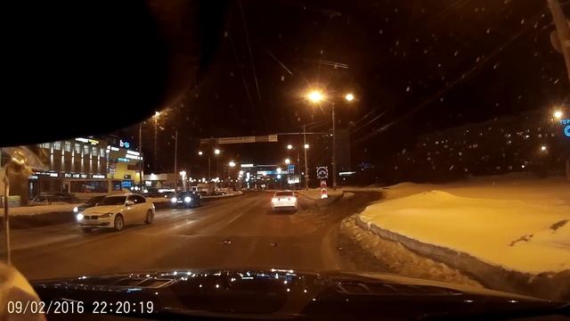 ДТП с пешеходом 09.02.16. Казанское шоссе, Нижний Новгород смотреть онлайн