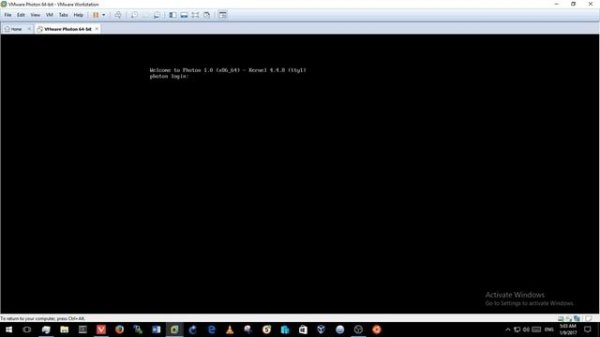 Установка Photon OS [ Minimal Linux Container Host ] [Docker Container OS ]