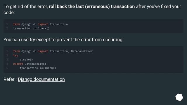 DatabaseError: current transaction is aborted, commands ignored until end of transaction block? смотреть онлайн