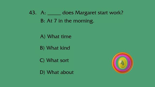 Test Your English / Elementary Level / TEST 4 смотреть онлайн