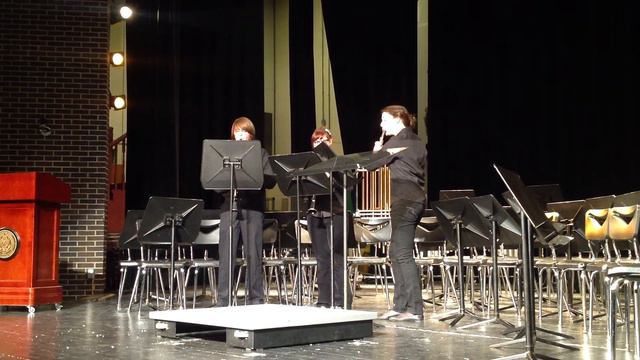 YHS 2013 ISSMA State Clarinet/Flute Trio - YHS Concert Band Pops Concert Performance 2/28/13 смотреть онлайн