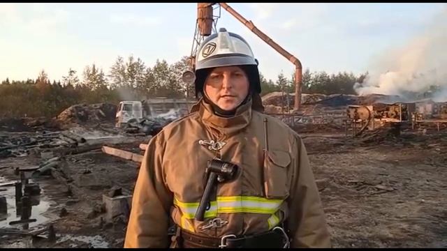 О пожаре на территории промышленной зоны в Вытегре смотреть онлайн