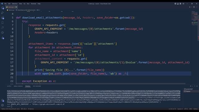 Download Outlook Email Attachments Using Microsoft Graph API In Python смотреть онлайн
