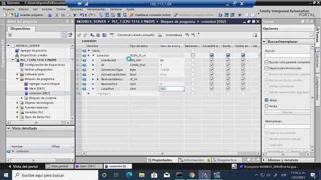 NodeRed - S71500 - Modbus Server смотреть онлайн