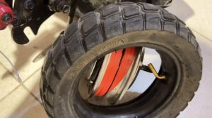 Замена камеры заднего колеса электросамоката Куго м4 про