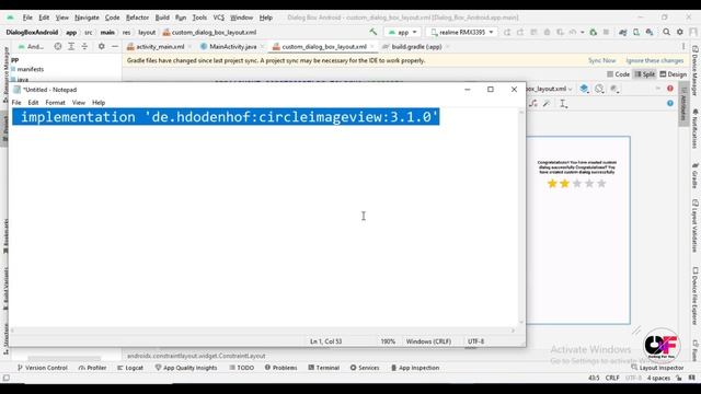Custom Dialog Box in Android Studio | Dialog Box in Android Studio | Dialog Box in Android смотреть онлайн