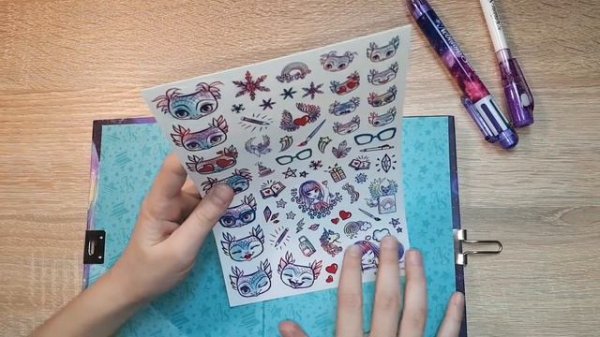 Обзор набора Nebulous Stars Secret Diary