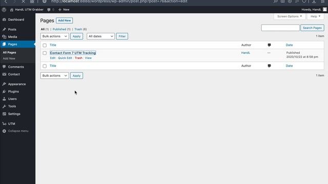 Contact Form 7 UTM Tracking with HandL UTM Grabber/Tracker for WordPress website смотреть онлайн