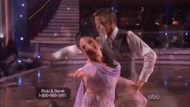 Ricki Lake & Derek Hough Viennese Waltz. смотреть онлайн