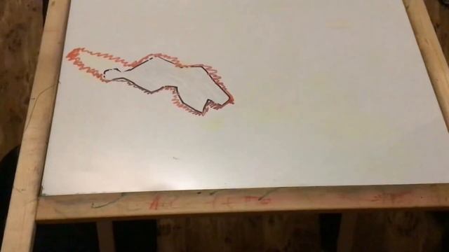 Как нарисовать на доске фломастерами падение метеорита.Просто и не долго!! смотреть онлайн