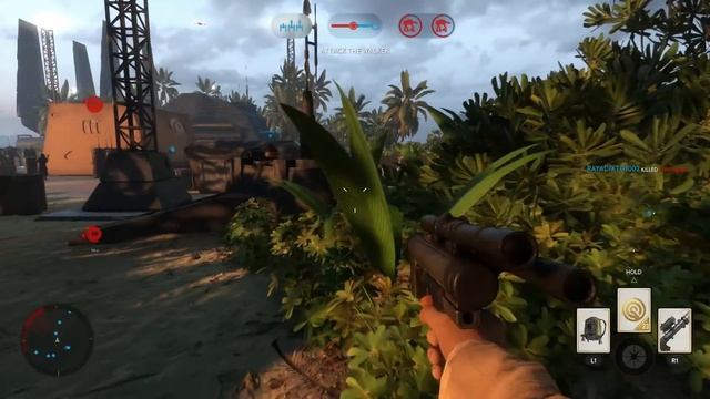 Star Wars Battlefront Scarif Walker Assault Rogue One Gameplay смотреть онлайн