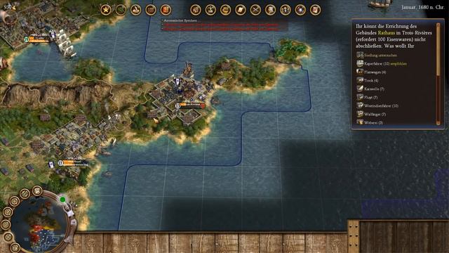 Lets Play Civ 4 Colonization (TAC) #44: Der Port-Royal-Treck - Nouvelle-France (Deutsch) смотреть онлайн