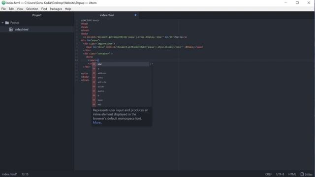 Pop Up box using javascript and html смотреть онлайн
