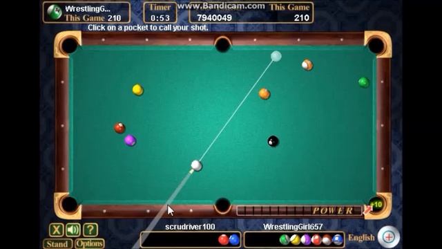Pogo High Stakes Pool ~ 8 Ball Best of 3 #1 смотреть онлайн