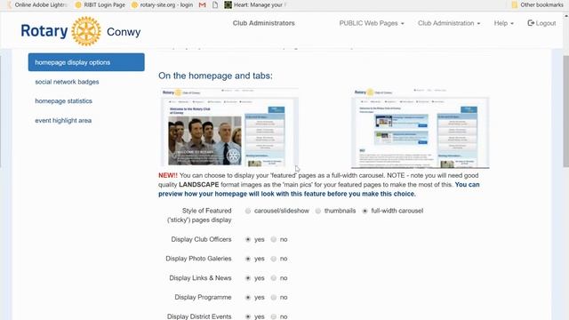 Homepage carousel options смотреть онлайн