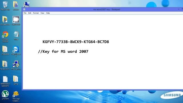 Product key for MS WORD 2007!!!!WORKS 200% смотреть онлайн