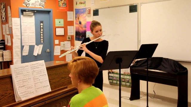 2012 FBA District 16 Solo and Ensemble Flute Solo Concertino смотреть онлайн