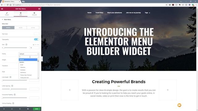 Create Custom Menus with Elementor Pro смотреть онлайн