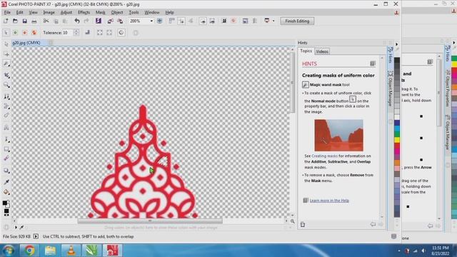 Cara Hapus Background dan Cara Simpan Gambar Dengan Background Transparan di Coreldraw смотреть онлайн