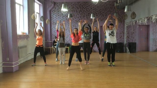 Respublika dance club _ Afro-fusion by Olga Kryachko 1.04.2017. смотреть онлайн