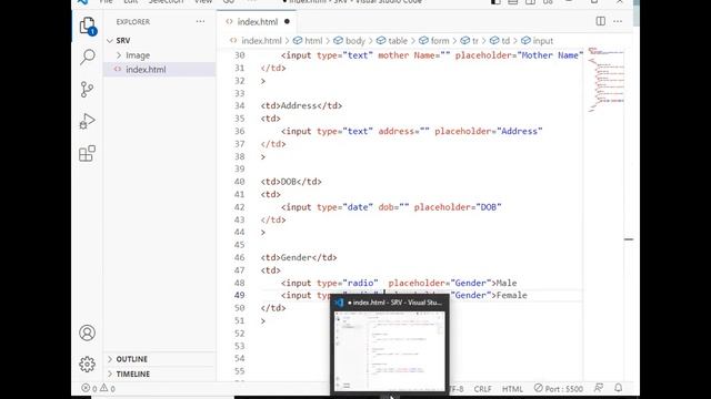 How to create DOB, Email and Radio Tag in Form | HTML | GIT Education смотреть онлайн