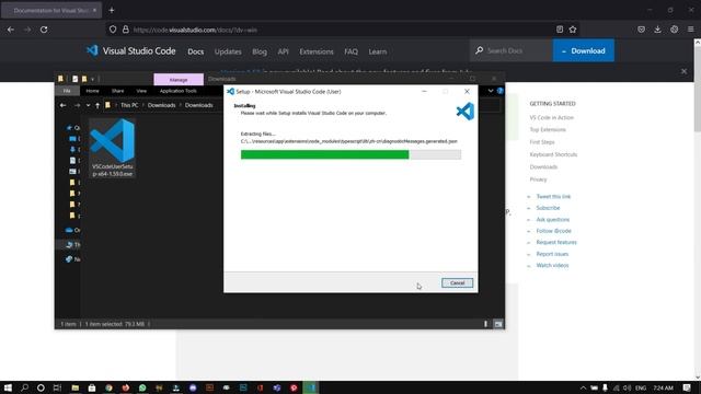 How to Download and Install Visual Studio Code and Live Server Extention смотреть онлайн