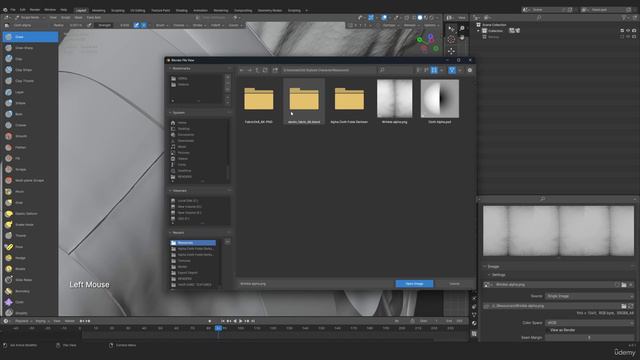 Creating a Hero Weapon for Games - Часть 35 - Shirt UVs and Sculpting смотреть онлайн